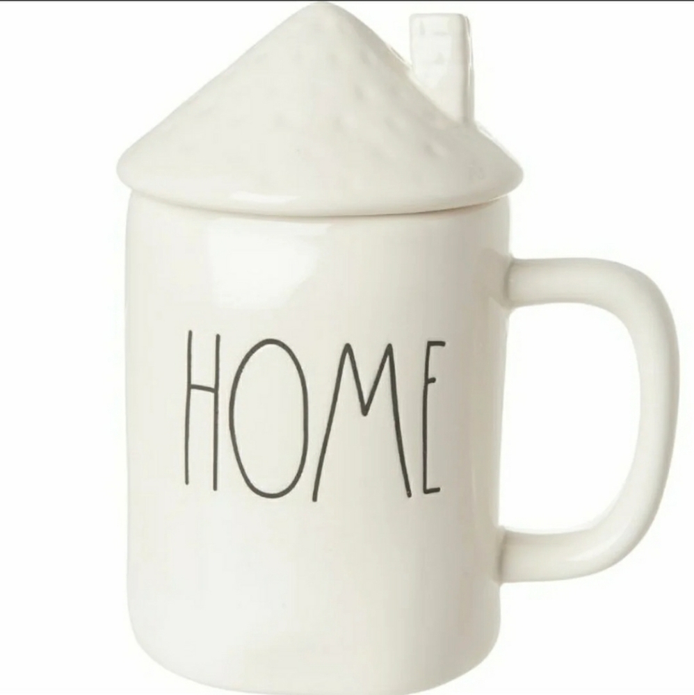 RAE DUNN HOME MUG WITH TOPPER